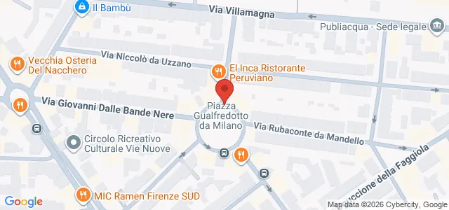 Piazza Gualfredotto da Milano, 50126 Firenze FI