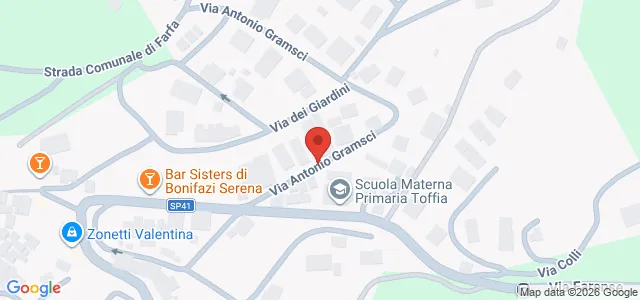 Via Antonio Gramsci, 11, 02039 Toffia RI, Italia